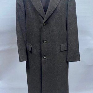 Tom James Vintage Custom Men's Cashmere Full-length Winter Coat